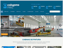 Tablet Screenshot of cabypres.com